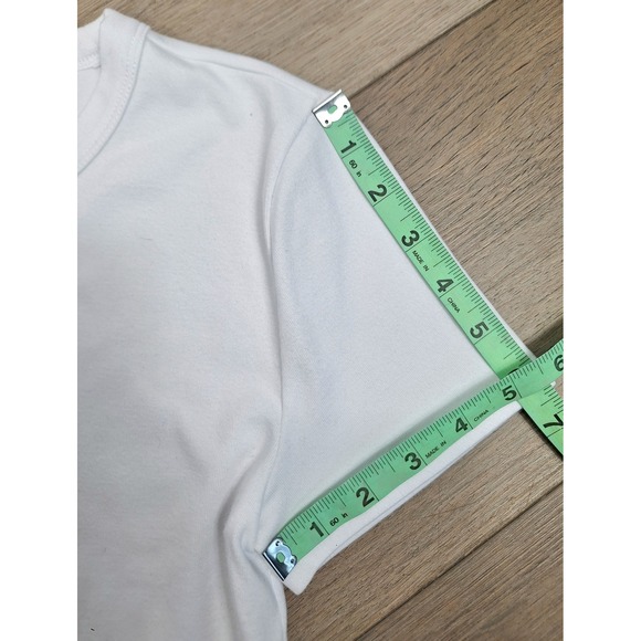 Sunday Best Aritzia White Embroidered Poodle T-Shirt Womens Size Medium NWT - Picture 5 of 7